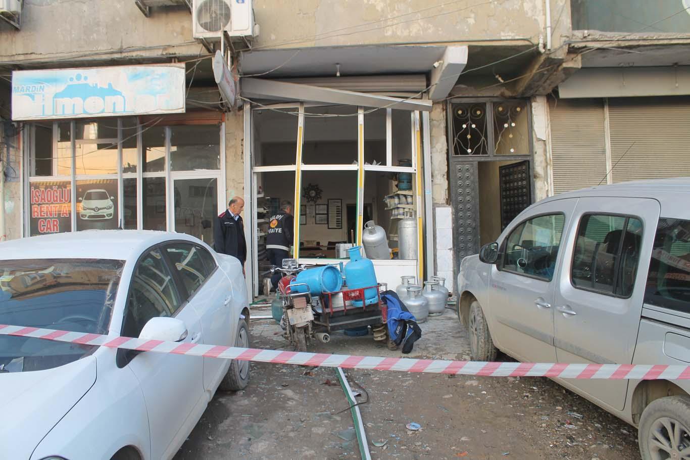 Tüpçü dükkânında patlama: Bir çocuk yaralı